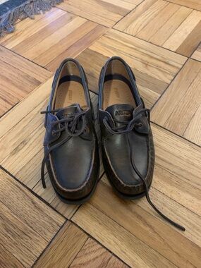 Sperry x Aritzia Authentic Original 2-Eye Boat Shoe in Dark Brown